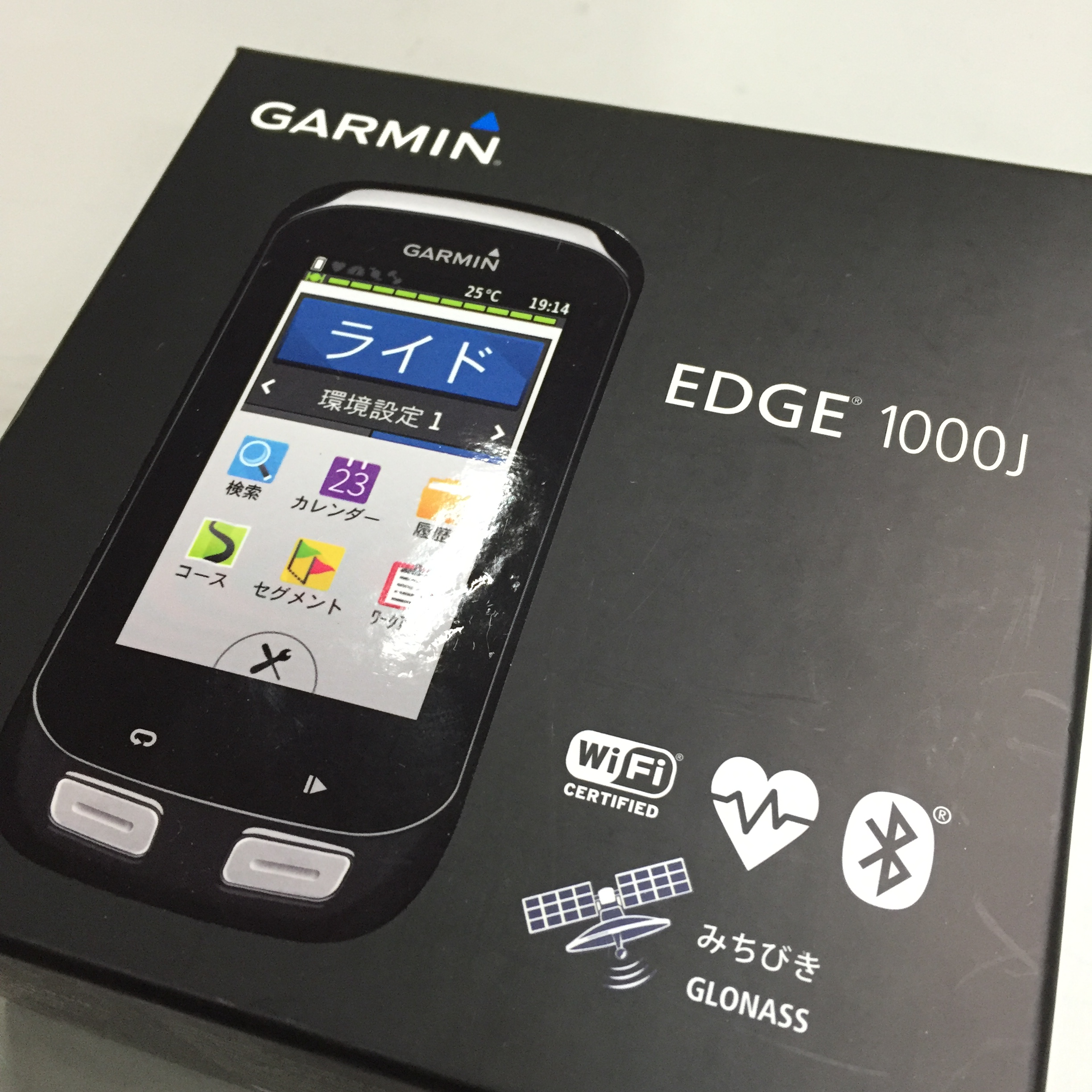 日本語対応のサイコンですガーミン GARMIN EDGE1000J