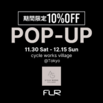 東京都葛飾区 cycle works village FLR POP UP SHOP