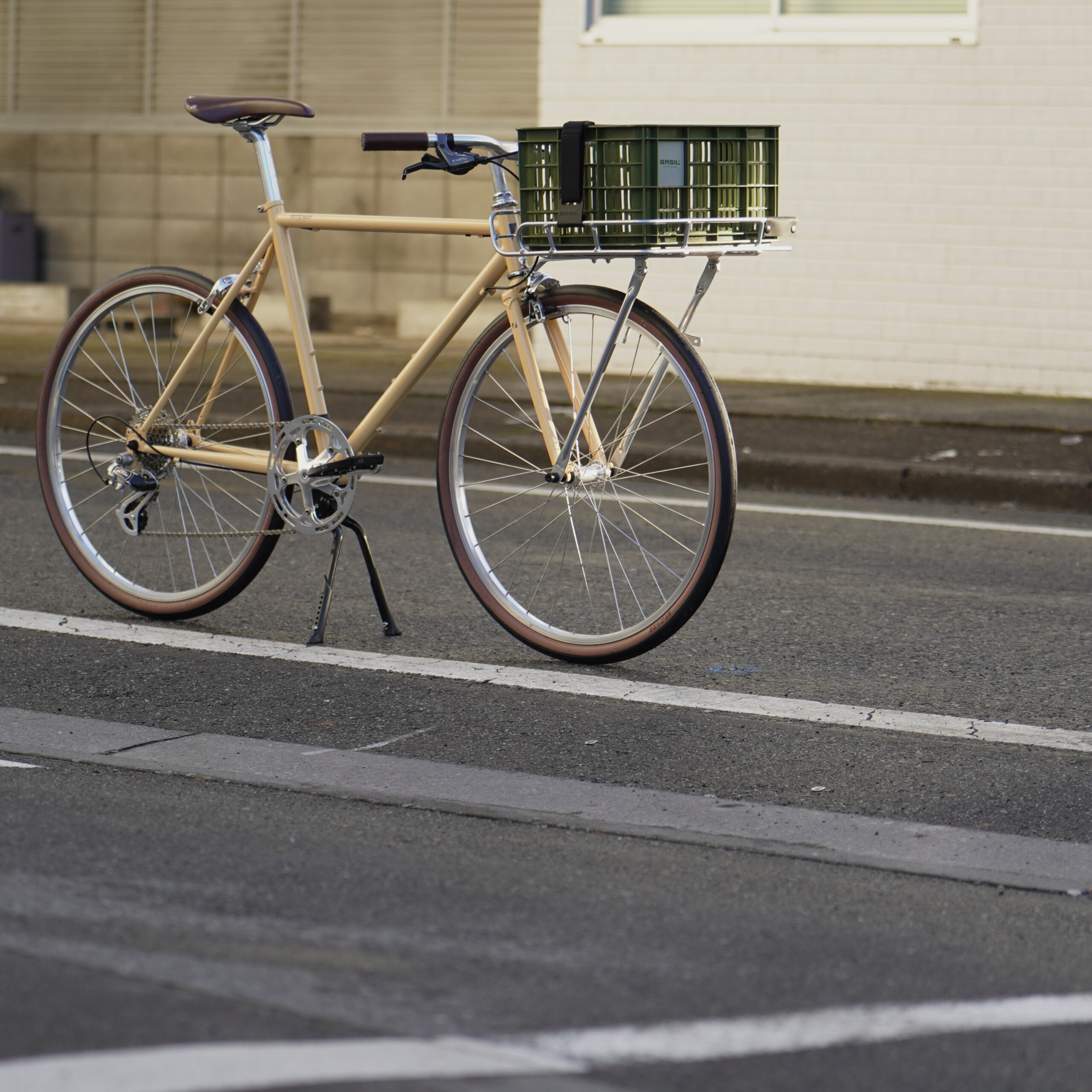 アロイセンターマウントダブルレッグ キックスタンド｜｜cycledesign